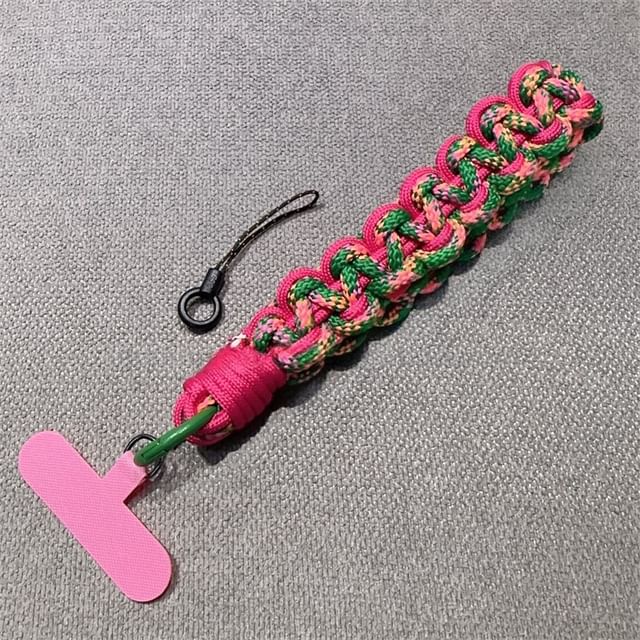 Lanyard Braided Strap with Phone Pad