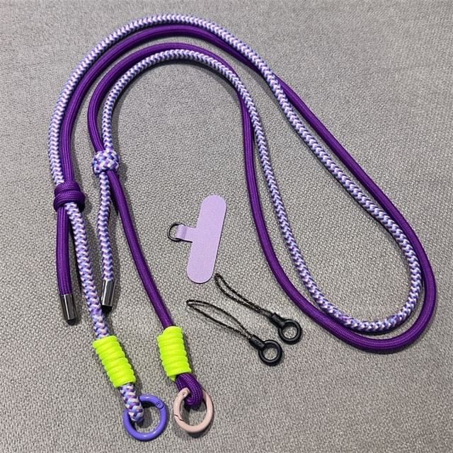 with Phone Pad Two-Tone Lanyard