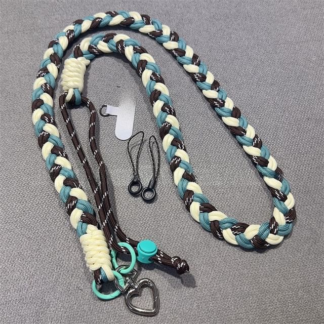 Phone with Braided Lanyard Pad