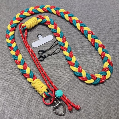 Phone with Braided Lanyard Pad