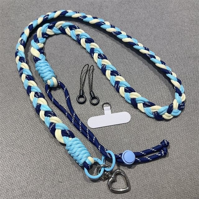 Phone with Braided Lanyard Pad