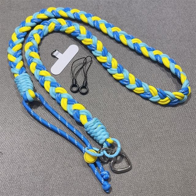 Phone with Braided Lanyard Pad