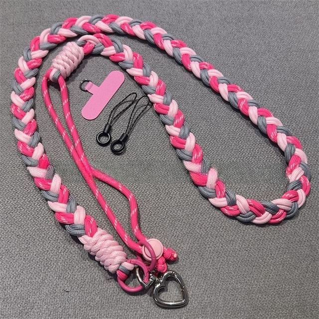 Phone with Braided Lanyard Pad