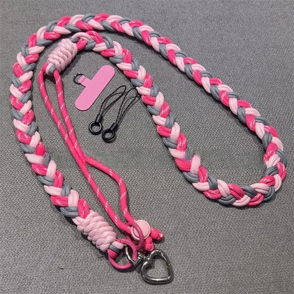 Phone with Braided Lanyard Pad