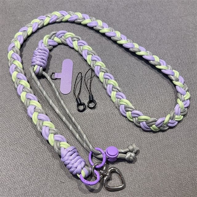 Phone with Braided Lanyard Pad