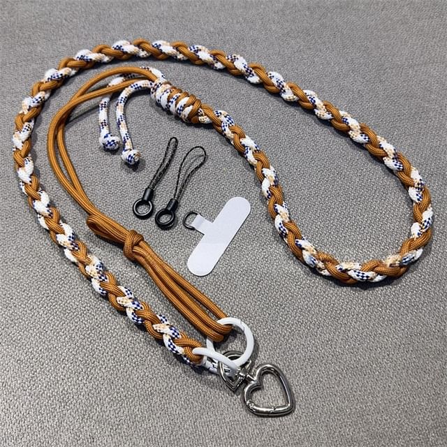 Strap with Braided Pad Lanyard Phone