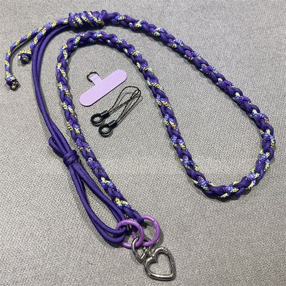 Strap with Braided Pad Lanyard Phone