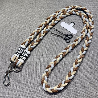 Lanyard Pad with Braided Phone Strap and