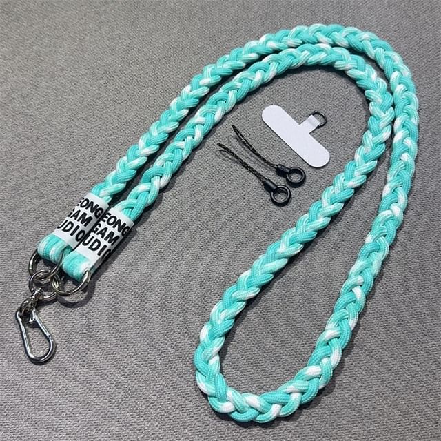 Lanyard Pad with Braided Phone Strap and