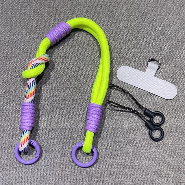 with Pad and Two-Tone Lanyard Phone Strap