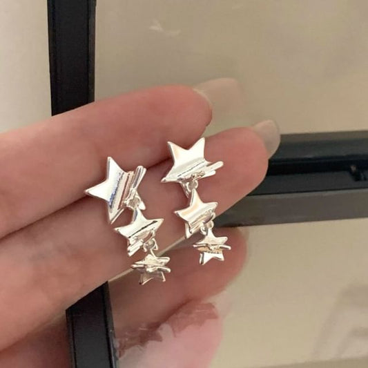 Alloy Dangle Ear Star Earring / Cuff