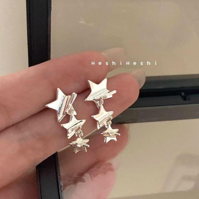 Alloy Dangle Ear Star Earring / Cuff