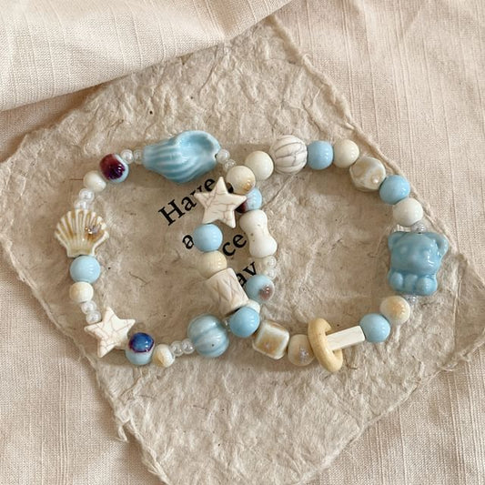 Set / Beaded Bracelet