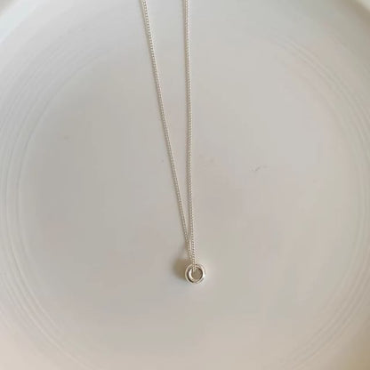 Necklace Bead Sterling Pendant Silver