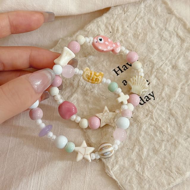 Set / Beaded Bracelet