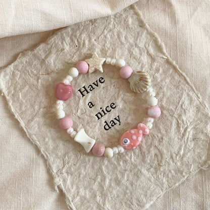 Set / Beaded Bracelet