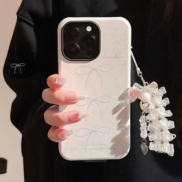 Case Charm / Set Phone Lace Bow