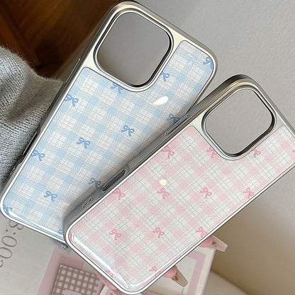Plaid Case Bow Phone