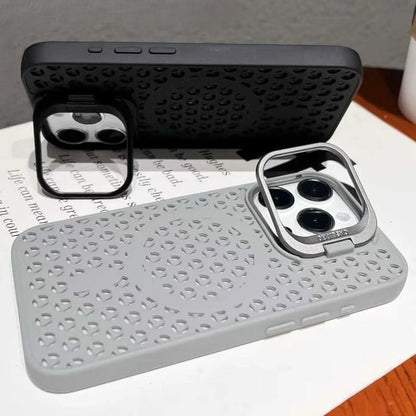 Case Plain Magnetic (Compatible Perforated MagSafe) with Phone