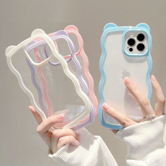 iPhone Case Bear Transparent Ear
