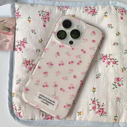 / Floral iPhone Print Beaded Case Set Strap