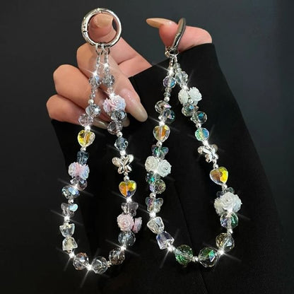 Flower with Pad Phone Lanyard