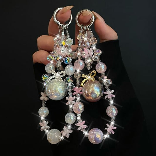 Pad Lanyard with Phone Pearl Faux