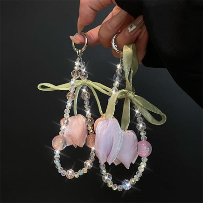 Flower with Phone Pad Lanyard