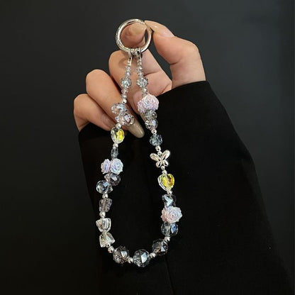 Flower with Pad Phone Lanyard