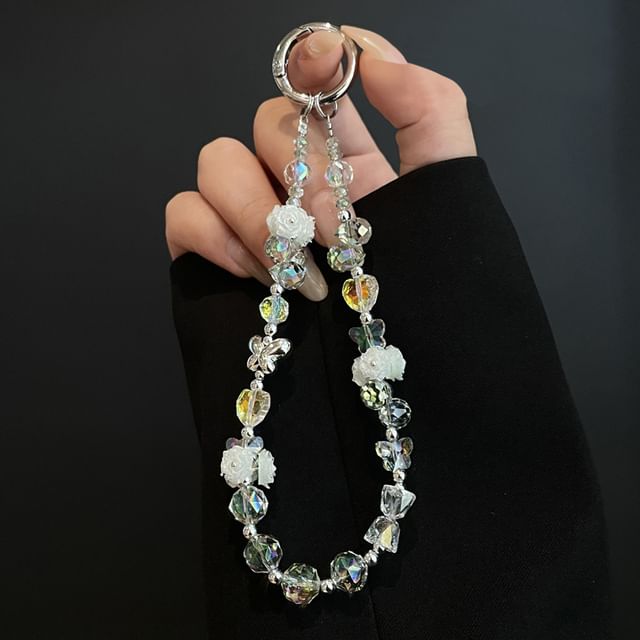 Flower with Pad Phone Lanyard