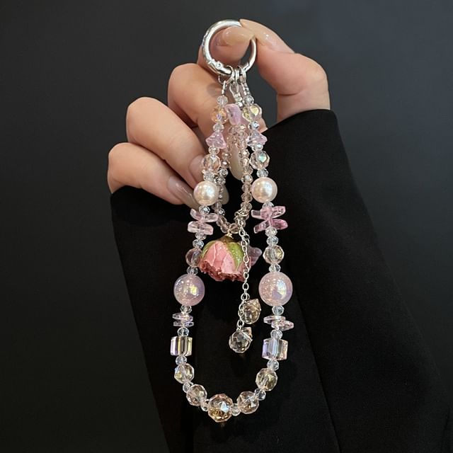 with Phone Lanyard Pad Beaded