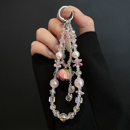 with Phone Lanyard Pad Beaded