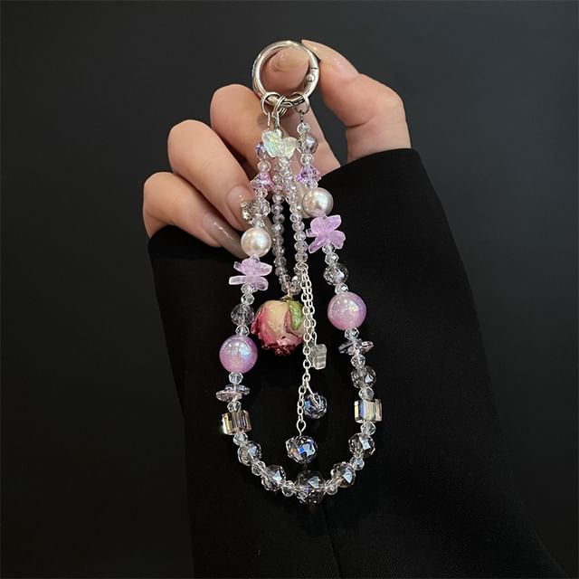 with Phone Lanyard Pad Beaded