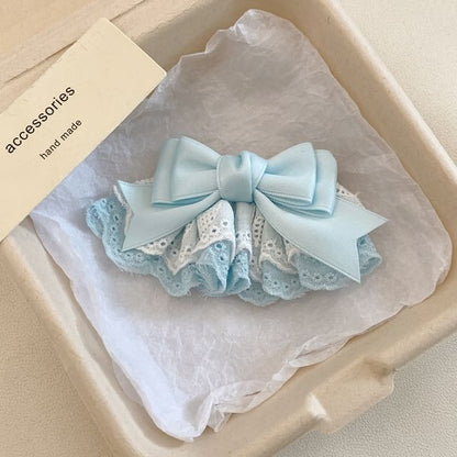 Clip / Lace Hair Bow Set