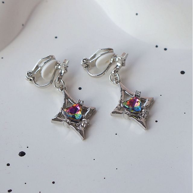 Dangle On / Clip Earring Gemstone