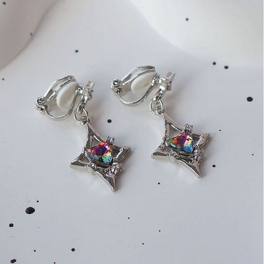 Dangle On / Clip Earring Gemstone