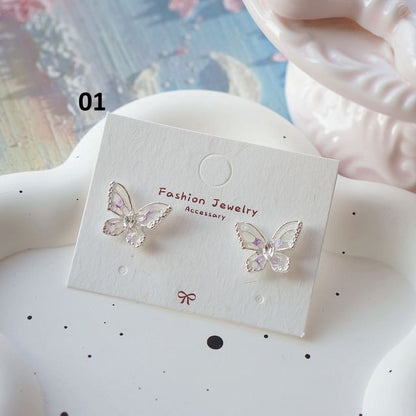 Clip / Butterfly Dangle Earring On