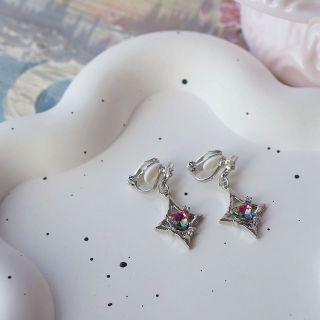 Dangle On / Clip Earring Gemstone