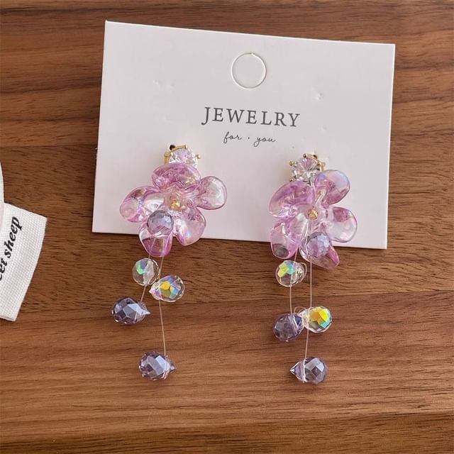 Earring Floral Dangle