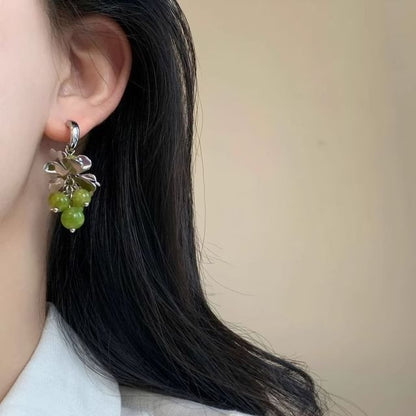 Earring Grape Dangle