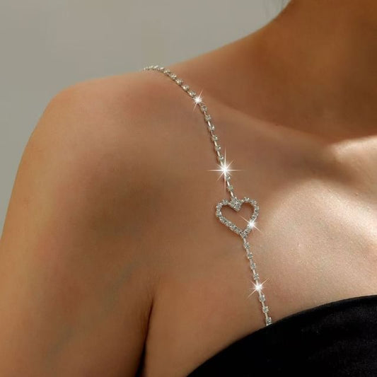 Heart Strap Bra CZ