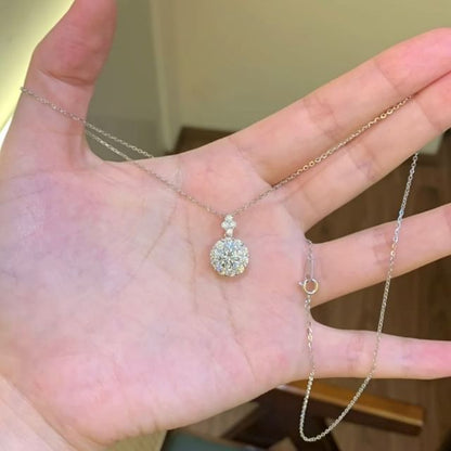 Pendant Rhinestone Necklace