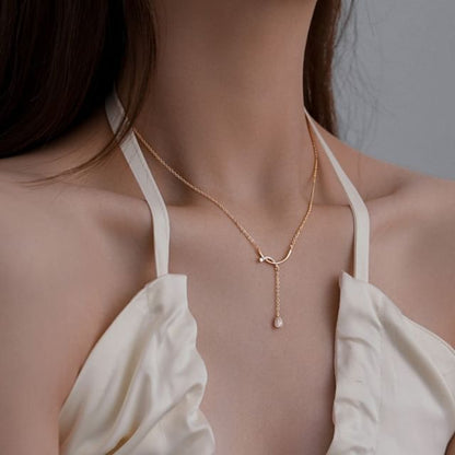 Pendant Necklace Rhinestone