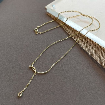 Pendant Necklace Rhinestone