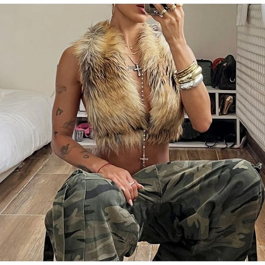 Faux Fur Vest