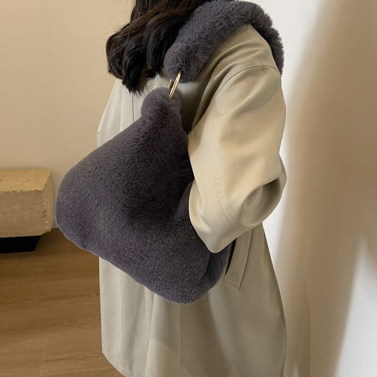 Faux Fur Shoulder Bag