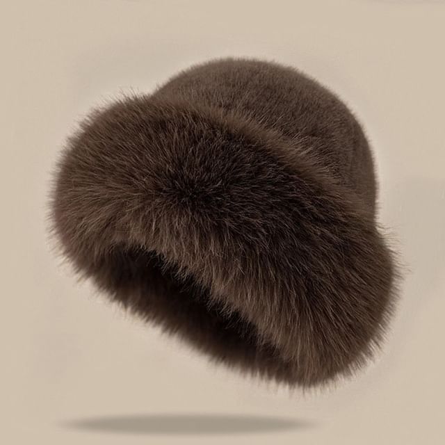 Faux Fur Bucket Hat (Various Designs)
