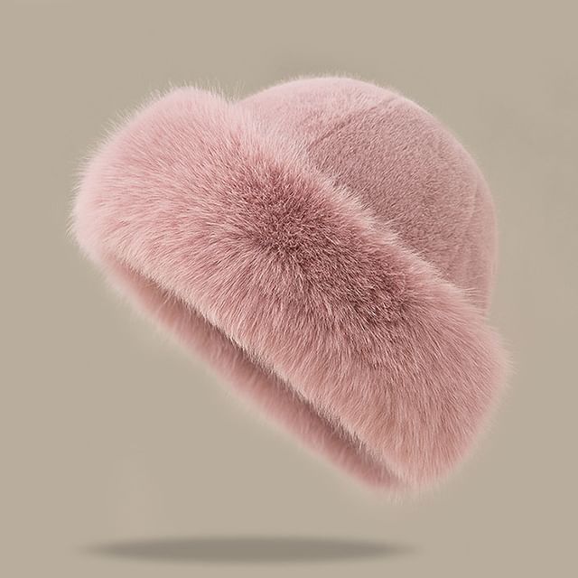Faux Fur Bucket Hat (Various Designs)