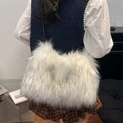 Faux Fur Shoulder Bag