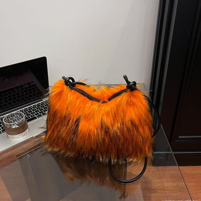 Faux Fur Shoulder Bag